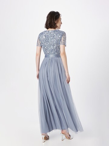 Maya Deluxe Evening Dress in Blue