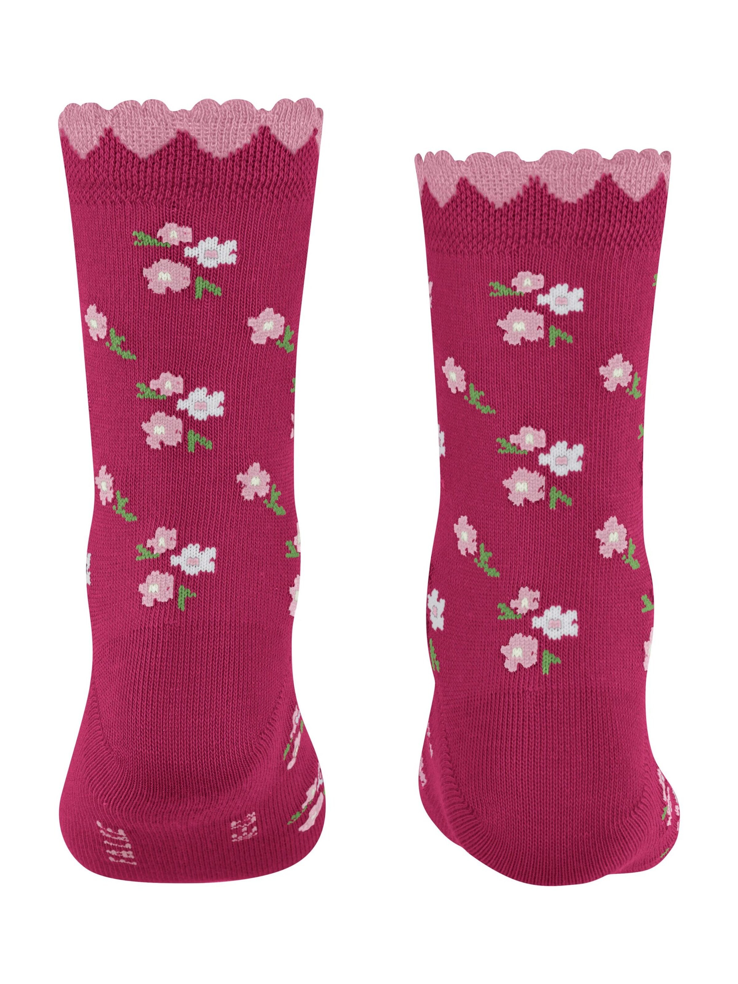 FALKE Socks 'Ditsy Flowers' in Pink