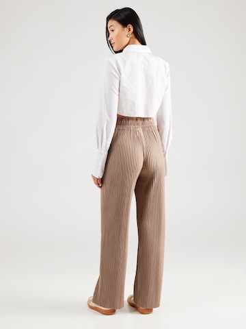 YAS Loose fit Pants 'YASAlisa' in Brown