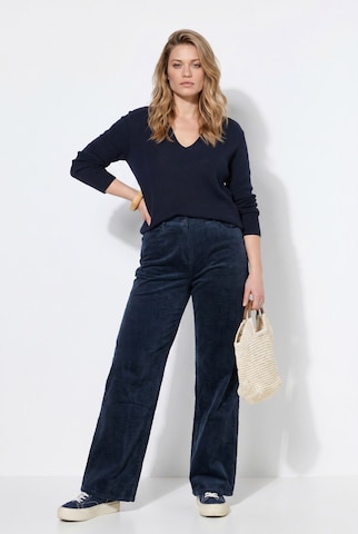 Ulla Popken Wide leg Pants in Blue