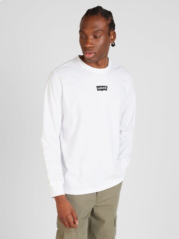 balts LEVI'S ® T-Krekls 'Relaxed LS Graphic Tee': no priekšpuses