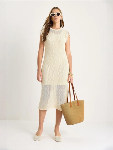 Bianco Lucci Kleid in Beige