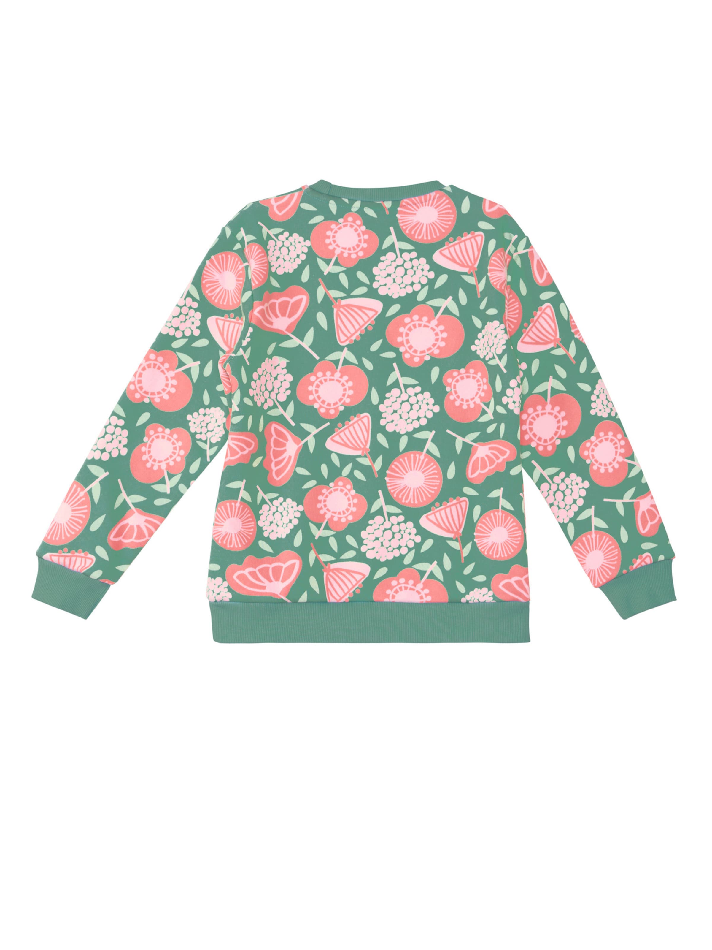 Tuta da jogging 'Flowers' di Denokids in verde