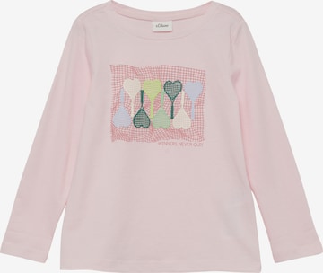 T-Shirt s.Oliver en rose : devant