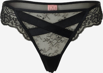 Hunkemöller String in Zwart: voorkant