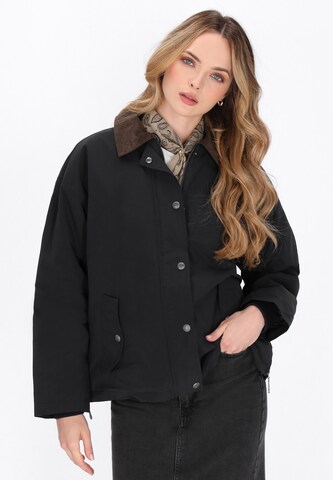 Veste mi-saison DreiMaster Vintage en noir : devant