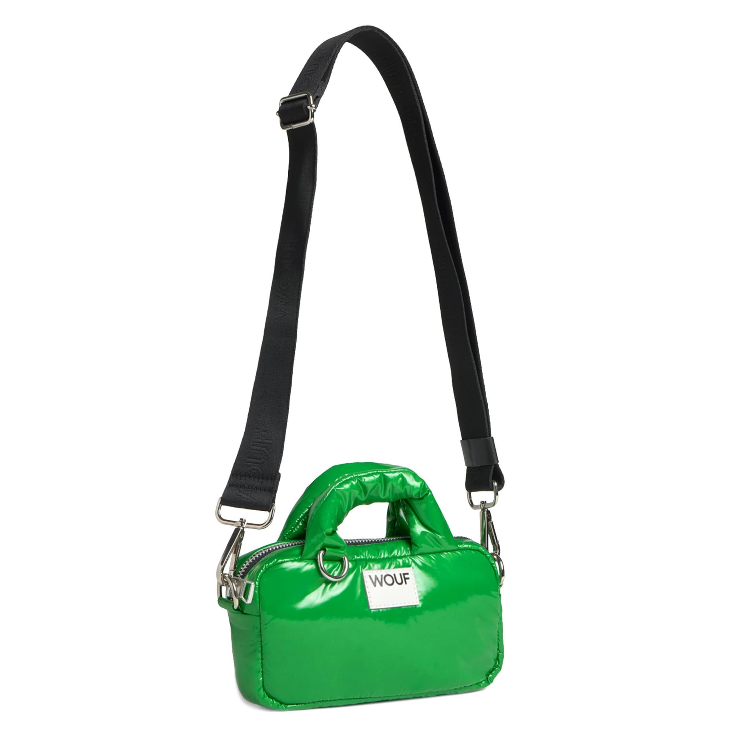 Borsa a mano 'Glossy Mini' di Wouf in verde