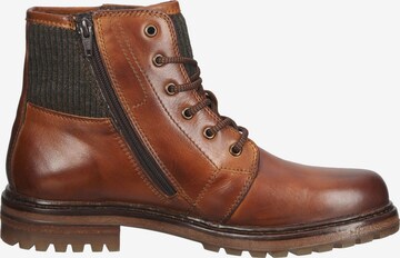 bugatti Lace-Up Boots in Brown