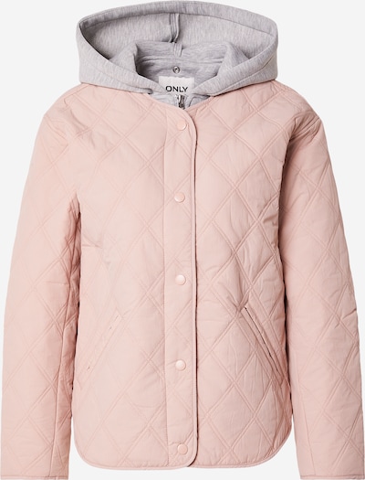 ONLY Jacke 'ONLRisso' in graumeliert / pastellrot, Produktansicht