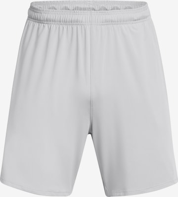 UNDER ARMOUR Regular Workout Pants in Grey: front