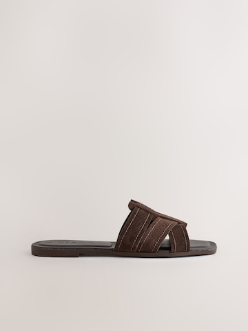 Next Pantolette in Braun