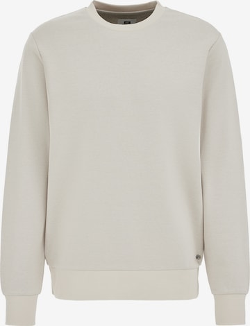 WE FashionSweater majica - bež boja: prednji dio