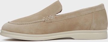 Estro Mockasin '09-2802' i beige: framsida
