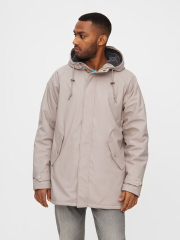 Derbe Winter Jacket 'Trekholm' in Beige: front