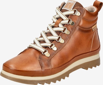 Bottines à lacets PIKOLINOS en marron : devant