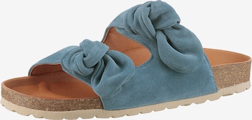 VERBENAS Pantolette in Blau: Vorderseite