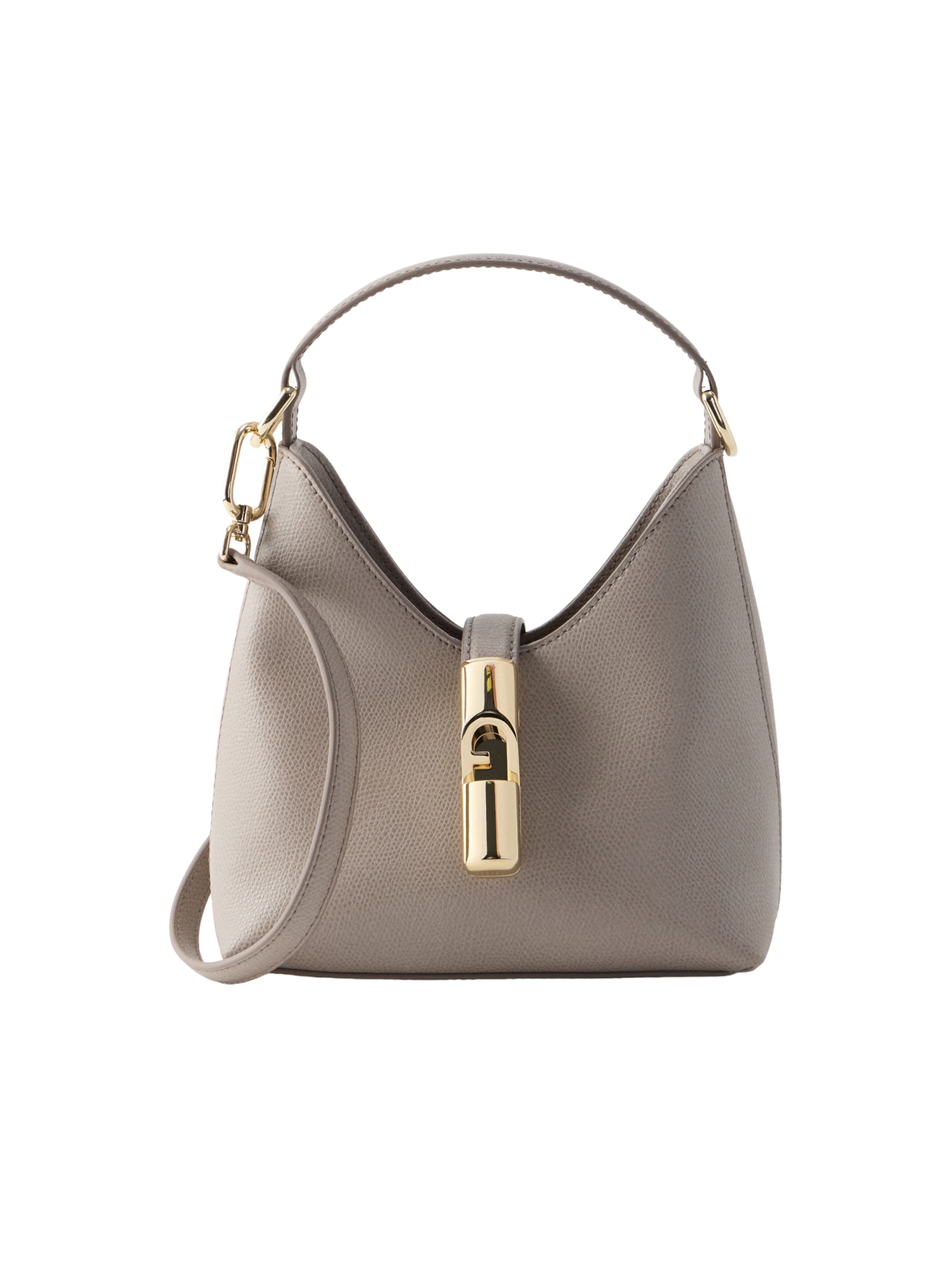 Borsa a spalla 'IRIDE' di FURLA in grigio: frontale
