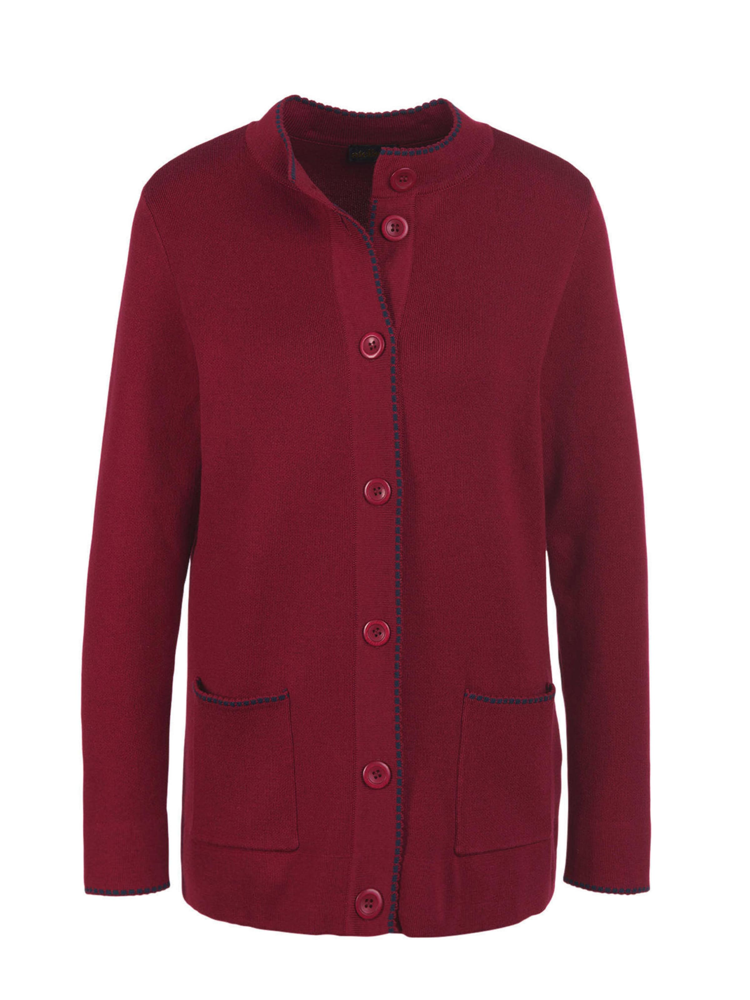 Goldner Gebreid vest in Rood: voorkant