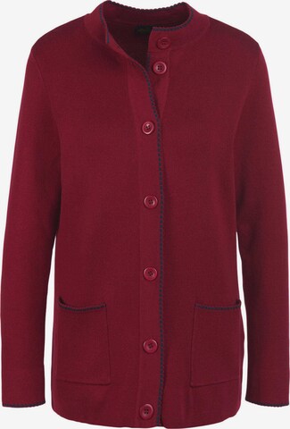 Goldner Knit Cardigan in Red: front