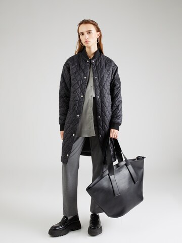 IKKS Between-Seasons Coat in Black