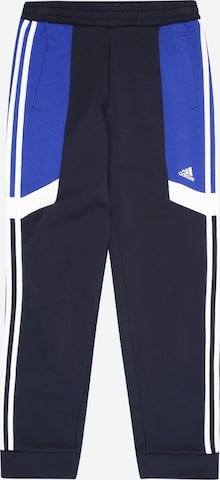 ADIDAS SPORTSWEAR Tapered Sports trousers in Black: front