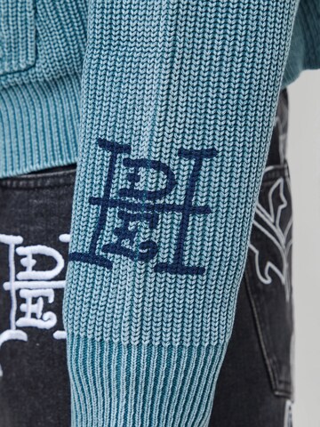 Ed Hardy Neuletakki 'Soaring Dragon' värissä sininen