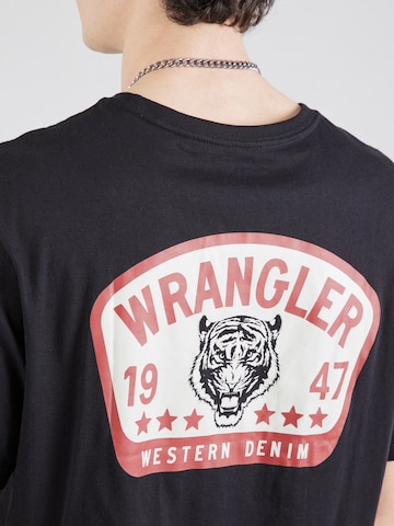 WRANGLER Shirt 'GRAPHIC TEE' in Black