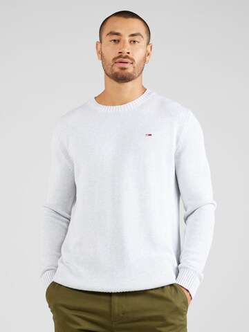 Tommy Jeans Pullover 'Essential' in Grau: predná strana