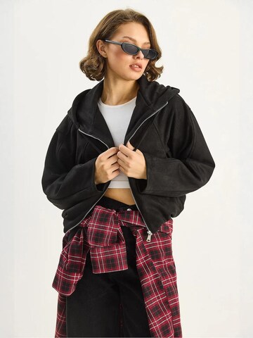 Veste mi-saison Bianco Lucci en noir