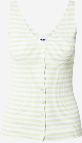 Top in maglia 'NAYE' di FRNCH PARIS in verde: frontale