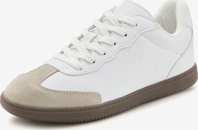 Sportbačiai be auliuko iš Elbsand, spalva – smėlio spalva / juoda / balta, Prekių apžvalga