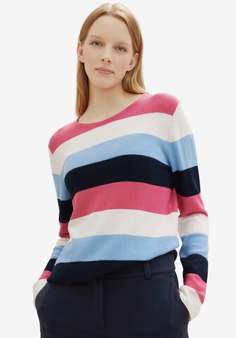 TOM TAILOR Pullover in Mischfarben