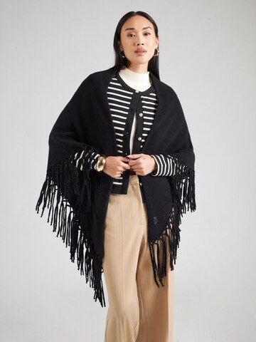 Weekend Max Mara Кейп 'TORNADO' в Черный: спереди