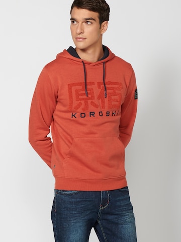 Sweat-shirt KOROSHI en orange