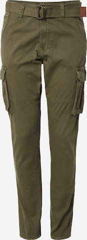 Pantaloni cu buzunare 'Villiam' de la INDICODE JEANS pe verde: față