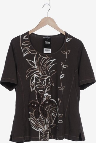 SAMOON T-Shirt 4XL in Braun: predná strana
