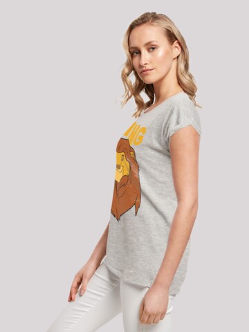 F4NT4STIC T-Shirt 'Disney The König der Löwen Mufasa King' in Grau