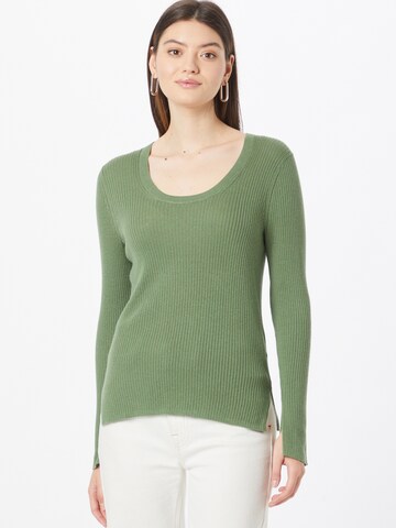 Marc O'Polo Пуловер 'Pullover' в зелено: отпред