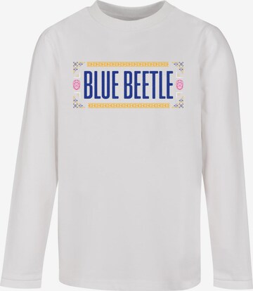 T-Shirt 'Blue Beetle' ABSOLUTE CULT en blanc : devant