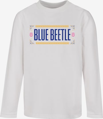 ABSOLUTE CULT Shirt 'Blue Beetle' in Weiß: predná strana