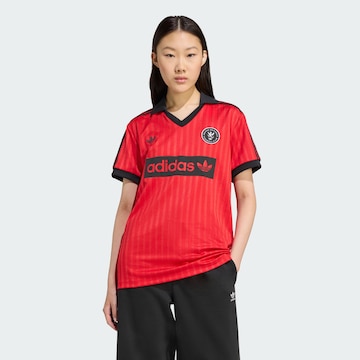 ADIDAS ORIGINALS Shirt in Red: front