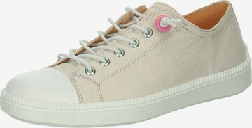 Baskets basses THINK! en beige : devant