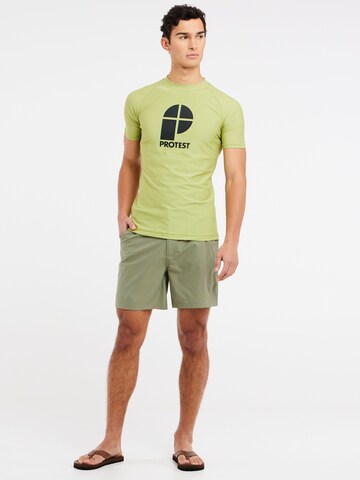 PROTEST Functioneel shirt 'PRTCATER' in Groen