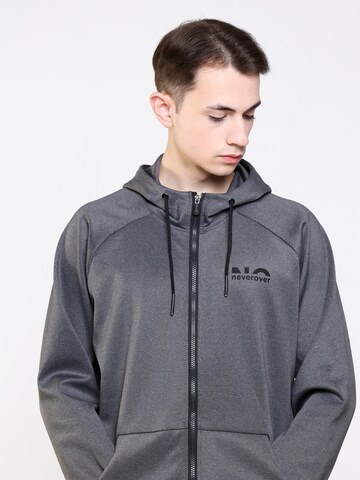 Giacca sportiva 'Core Zipup Hoodie' di neverover in grigio
