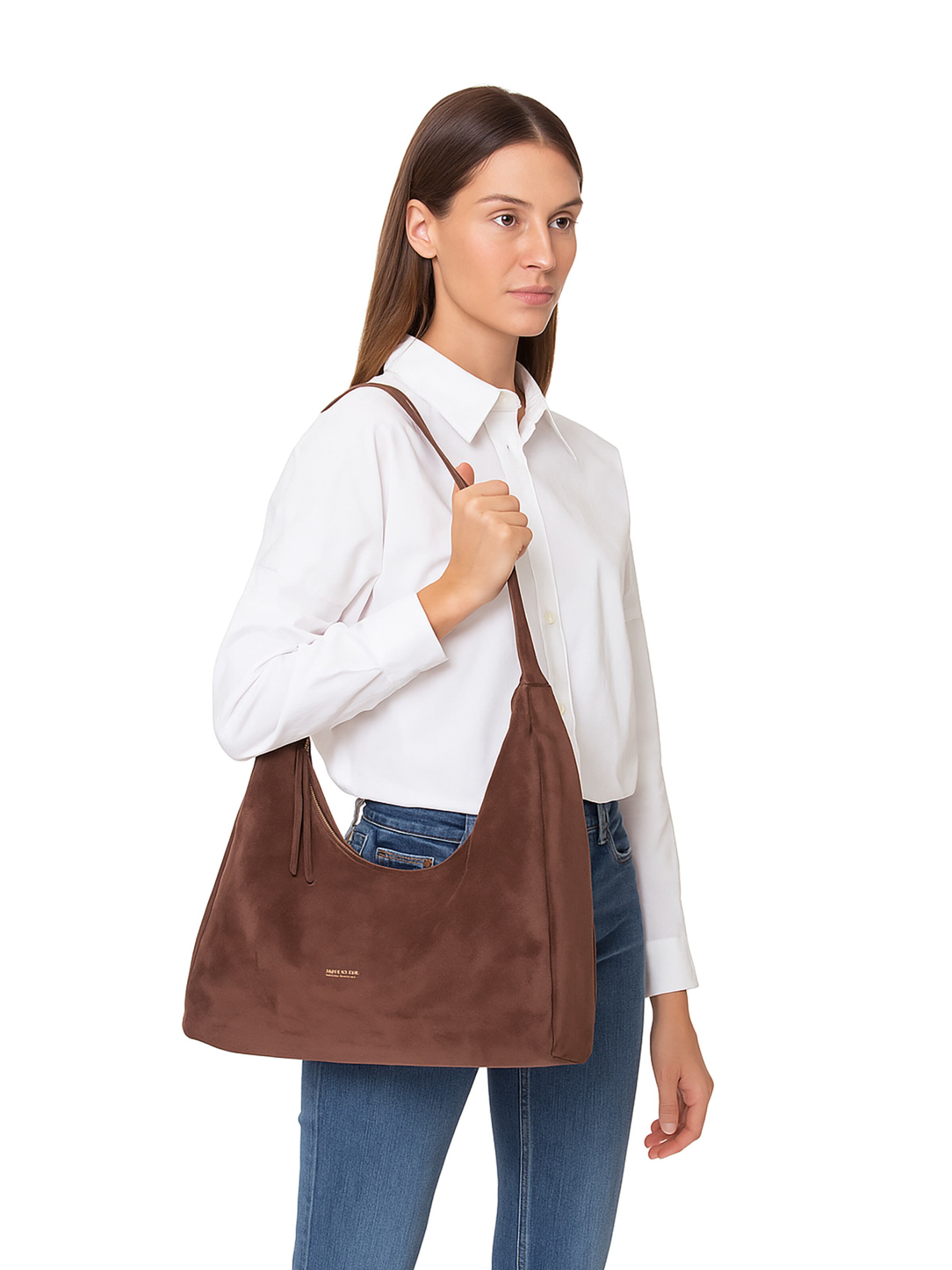 Borsa a spalla 'Borsa a Spalla Donna Diana&Co Poliestere Chiusura Zip' di Diana&Co. in marrone