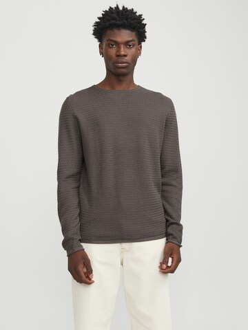 Pullover 'JPRBLUMiguel' di JACK & JONES in marrone: frontale