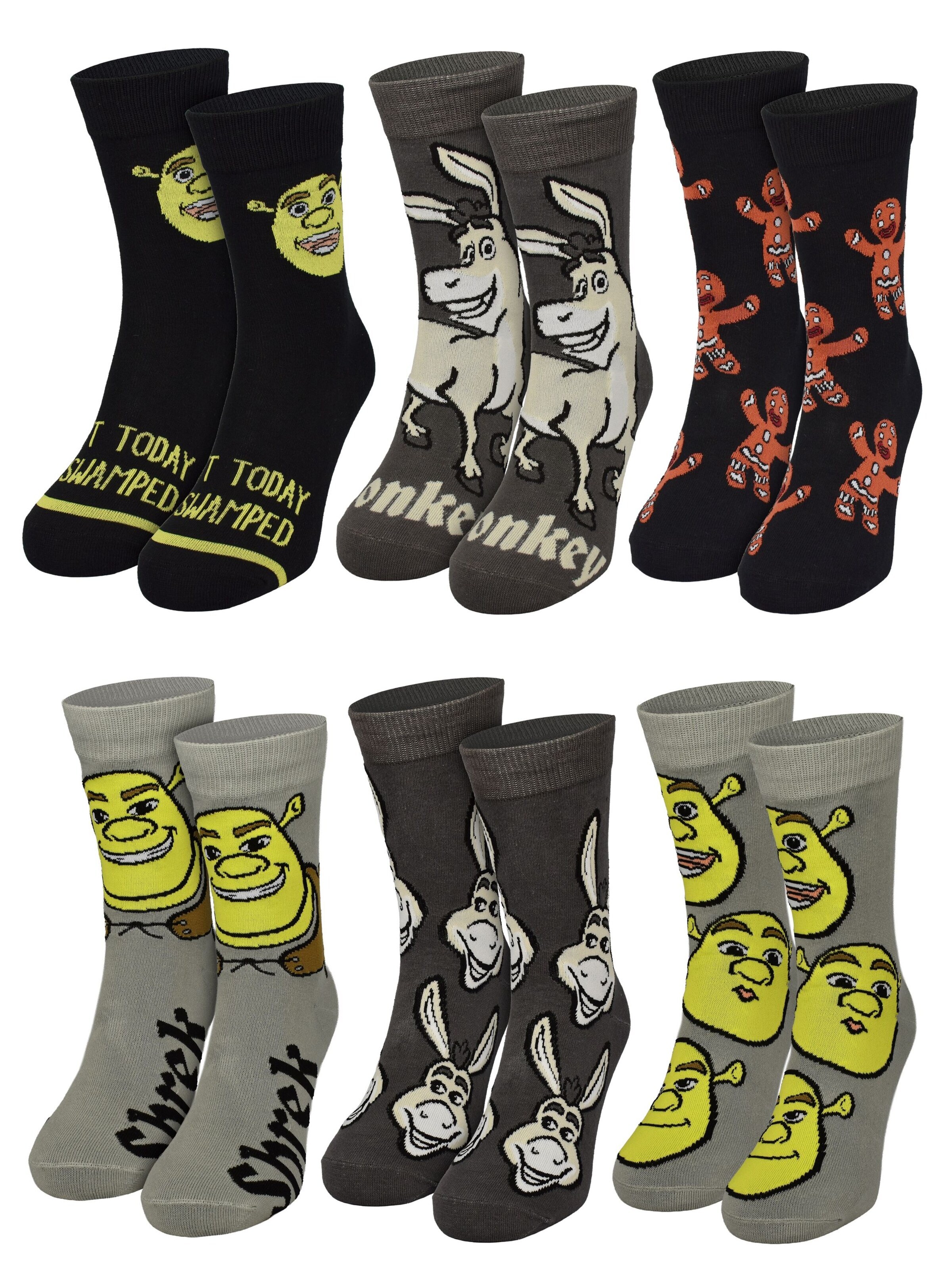 United Labels Socks 'Adventskalender Shrek - Der tollkühne Held' in Mixed colours