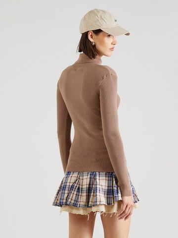 Pull-over PIECES en marron