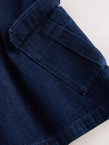 Wide leg Jeans de la Next pe albastru