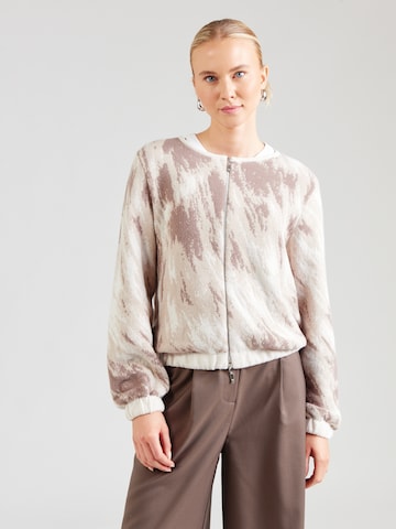 Cardigan monari en beige : devant